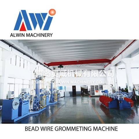 Two station Bead Wire Grommeting Machine