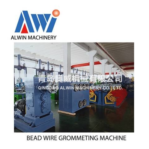 Two station Bead Wire Grommeting Machine