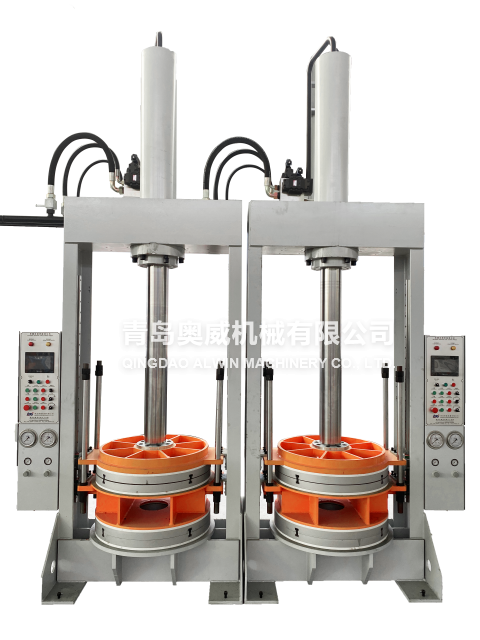 Two-layer Bladder Shaping Motorcycle Tire Curing Press